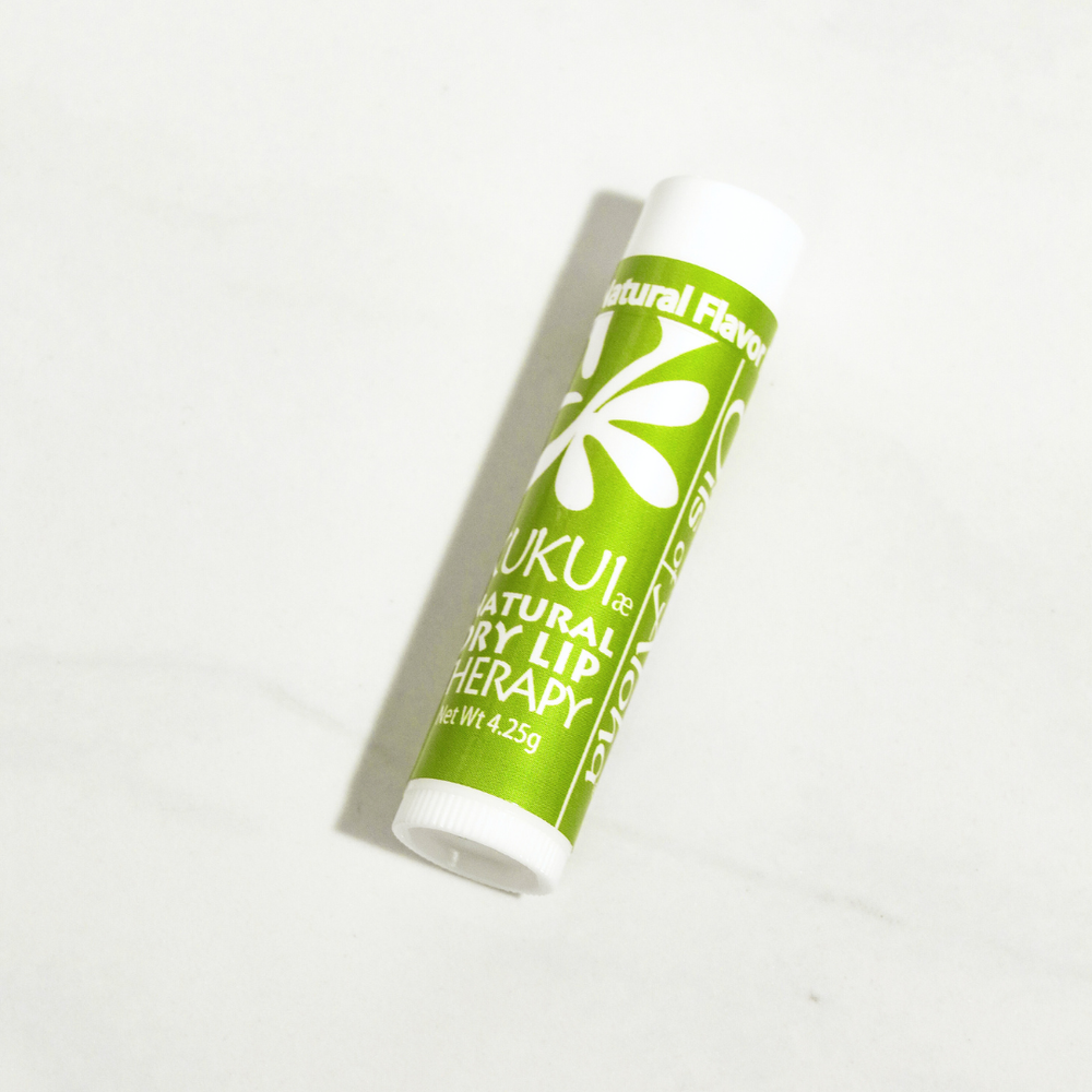 Kukui Natural Dry Lip Therapy Flavor-Free — Oils of Aloha